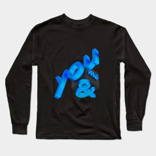 Text YOU & ME Long Sleeve T-Shirt